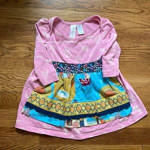 Matilda Jane Long sleeve cotton dress, 6mo